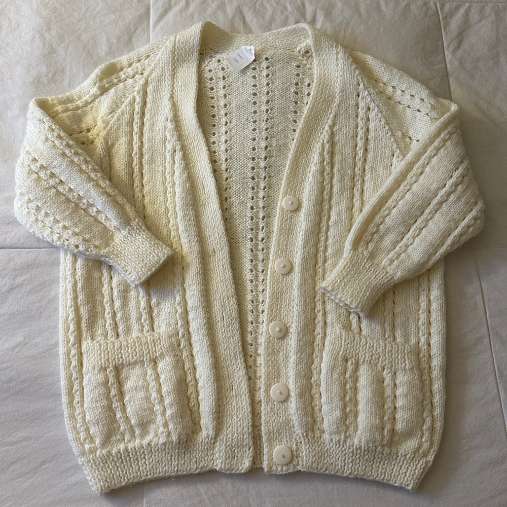 Vintage Handmade Fisherman’s Cardigan